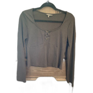 Mixed Threads, Los Angeles Crop Top, long sleeves, XL